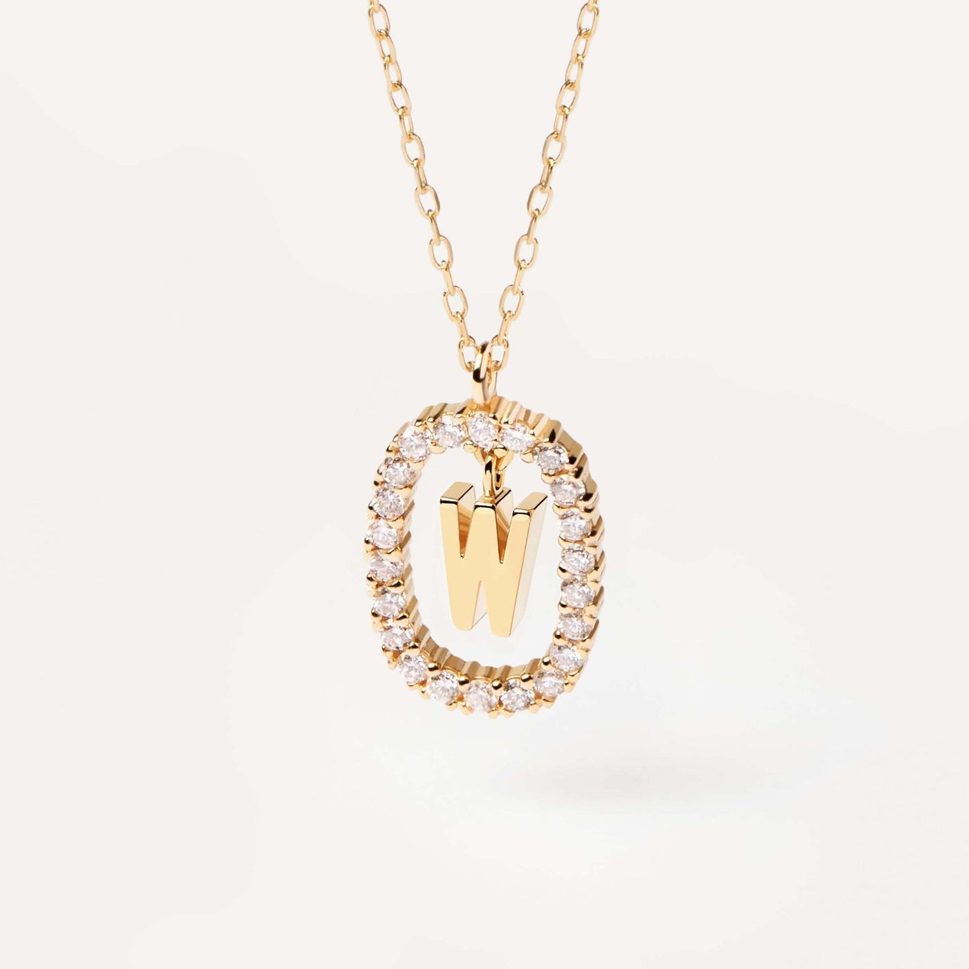 Lena Radiant Initial Necklace