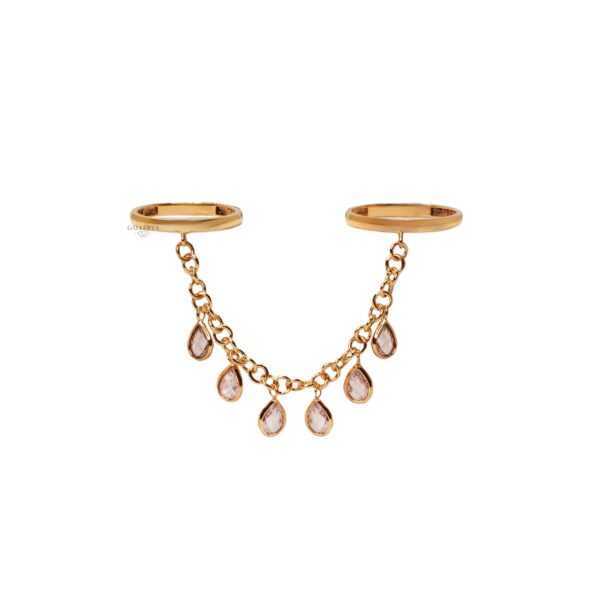 Nyra Drop Chain Ring Set
