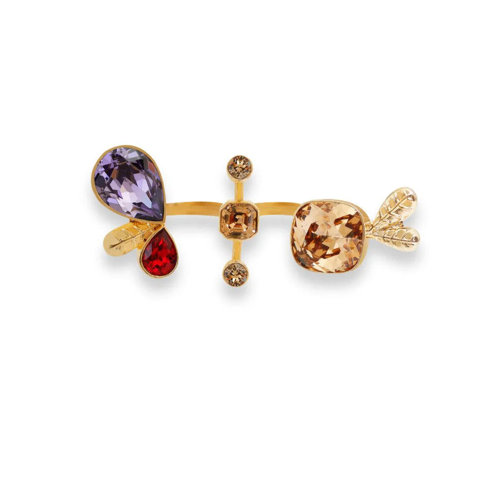 Rouge Gold Violet Ring for Women