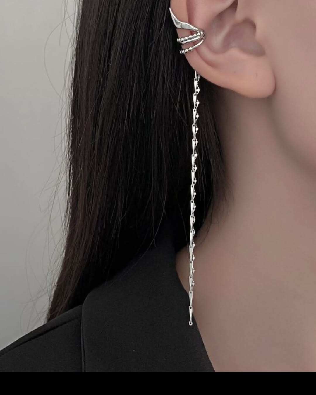 Zara Winged Ear Non Pierce Cuff- Single Earring