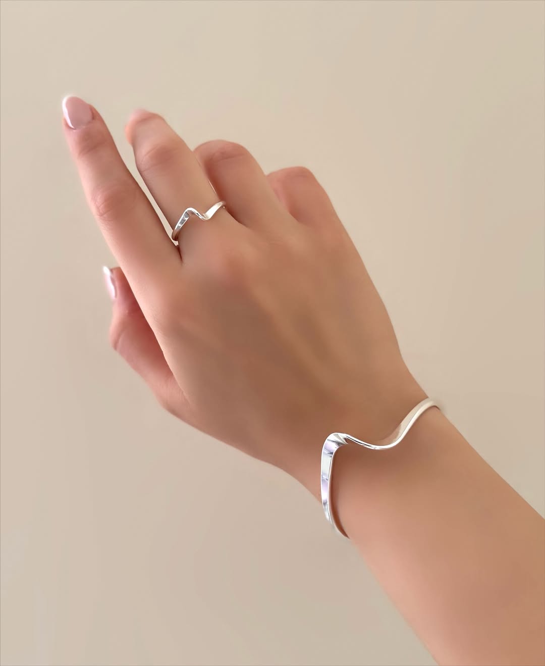 Crystal Vine Bracelet & Ring Set