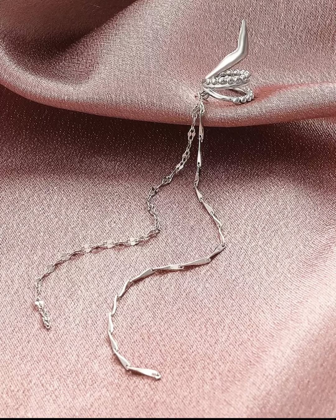 Zara Winged Ear Non Pierce Cuff- Single Earring