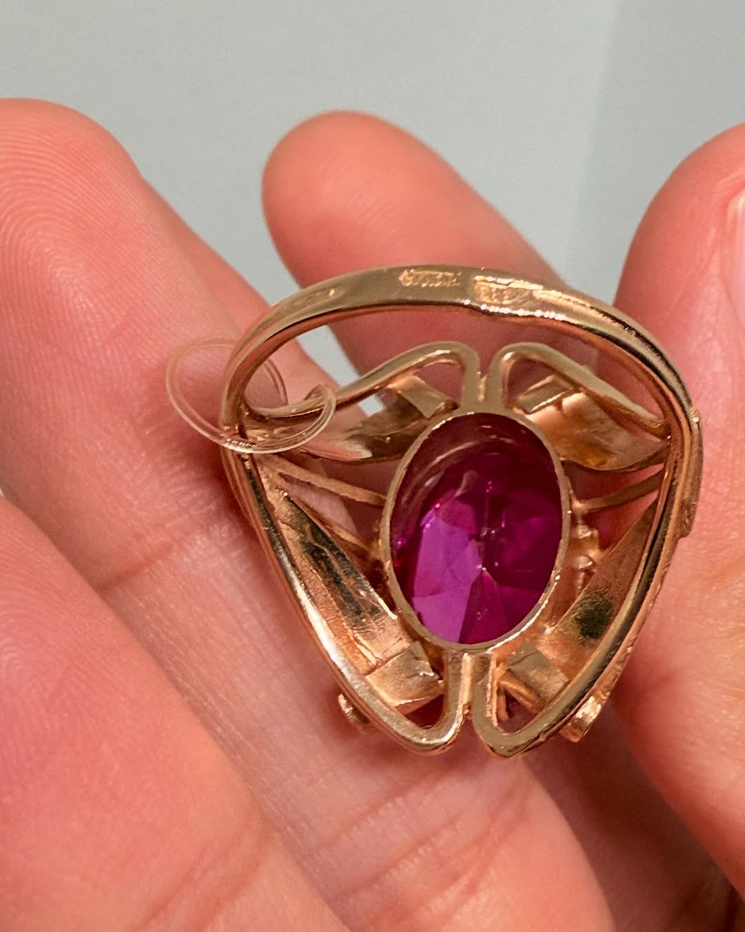 Ravina Vintage Ruby Ring