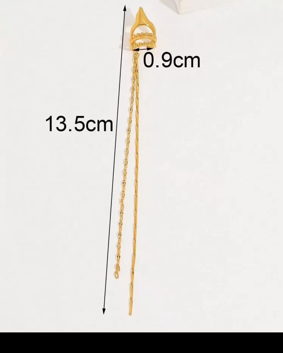 Zara Winged Ear Non Pierce Cuff- Single Earring