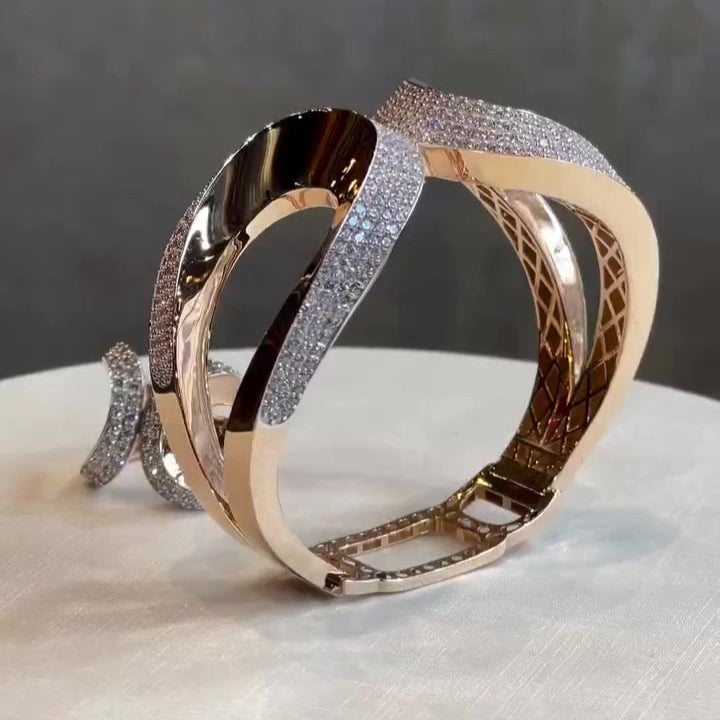Radiant Elegance Ring and bracelet set for Women