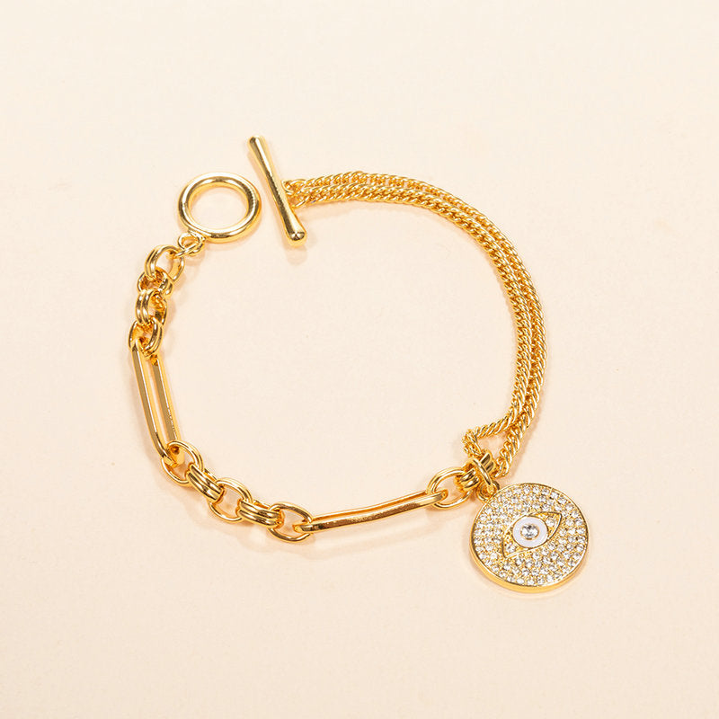 Twin Charms Cascade Bracelet