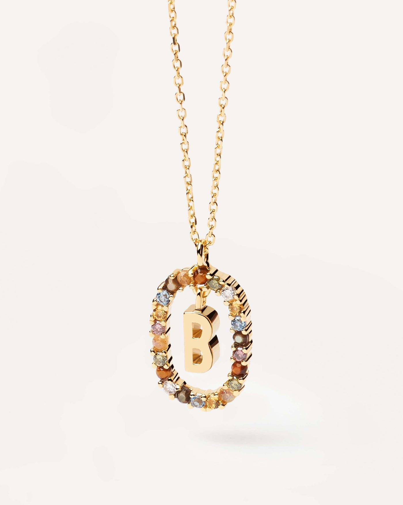 Celeste Initial Spark Necklace