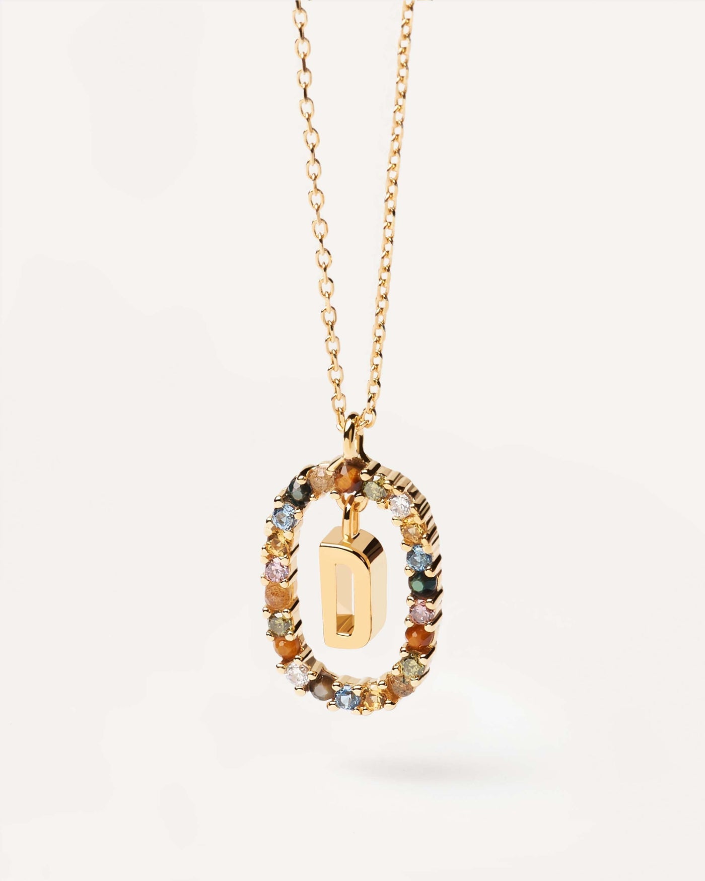 Celeste Initial Spark Necklace