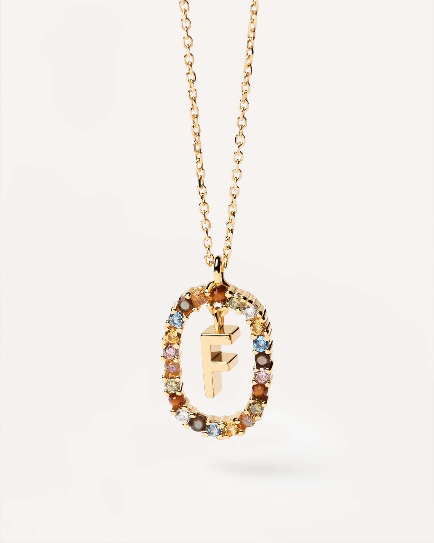 Celeste Initial Spark Necklace