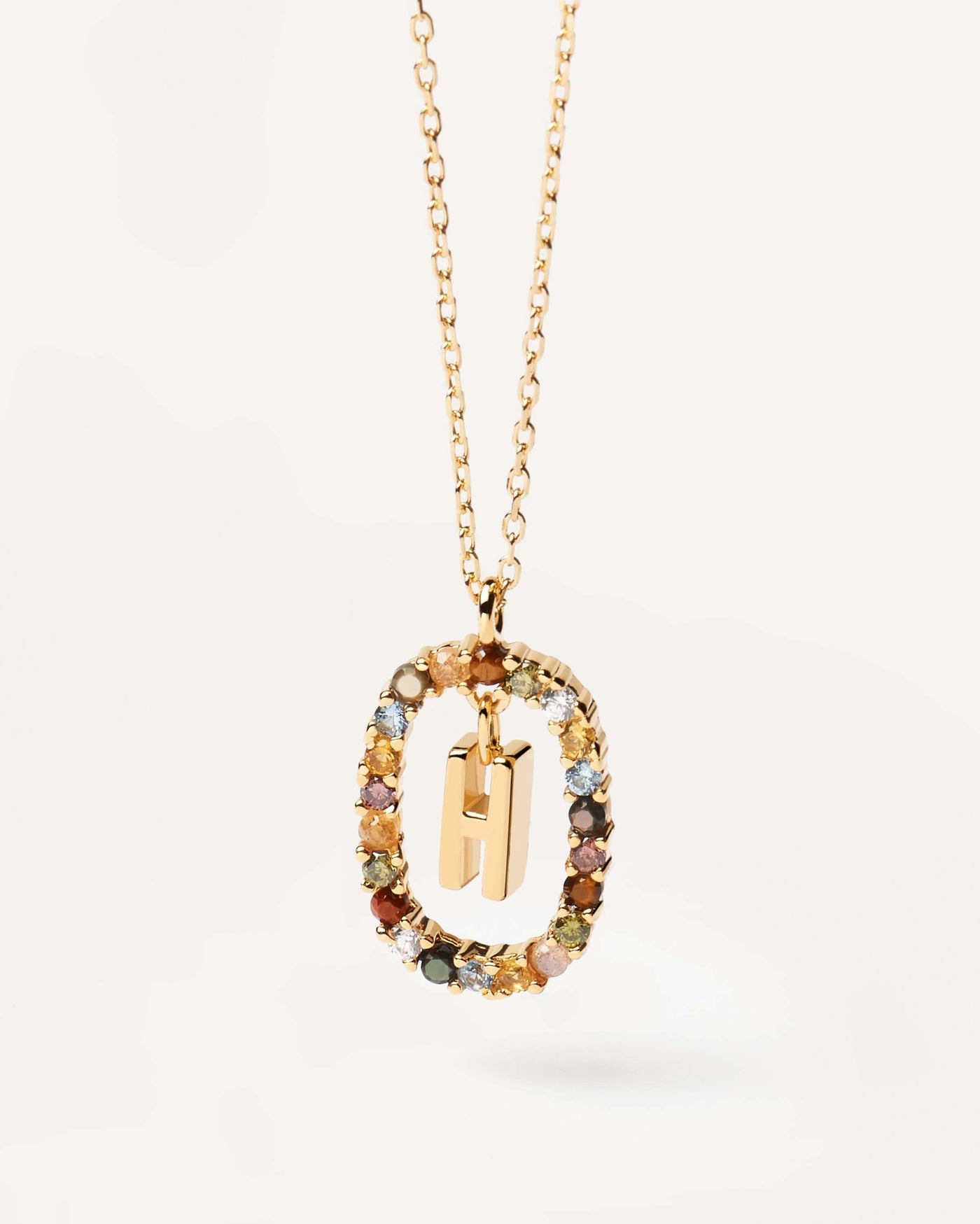 Celeste Initial Spark Necklace
