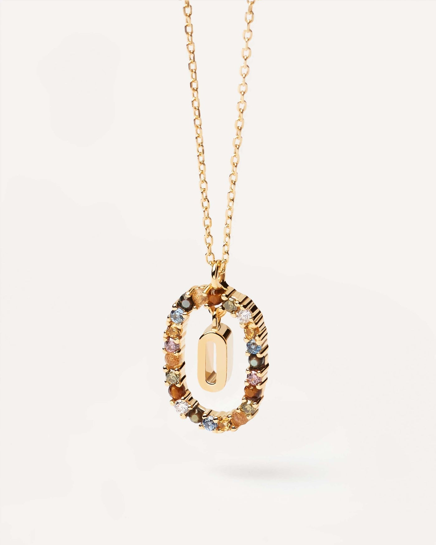 Celeste Initial Spark Necklace