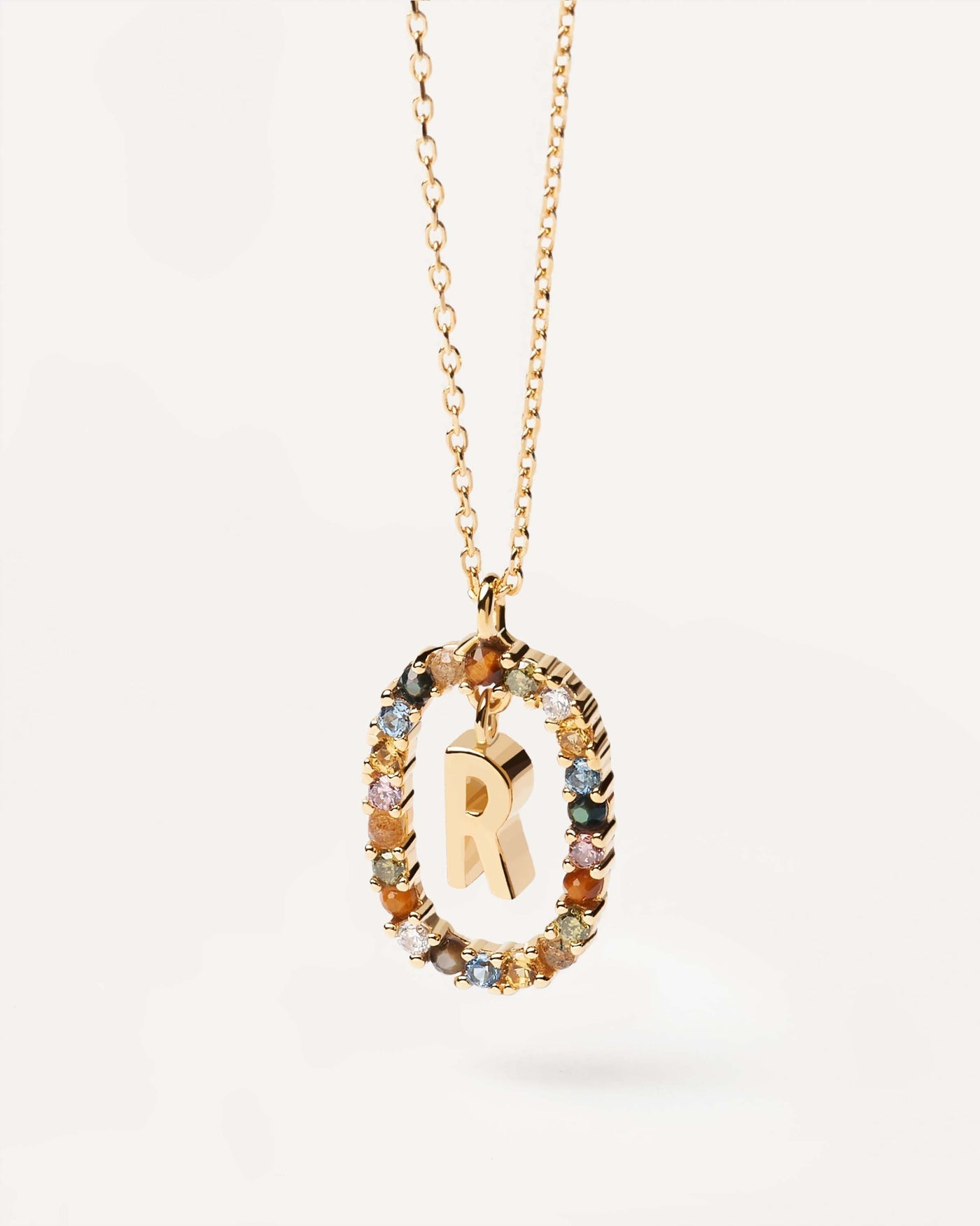 Celeste Initial Spark Necklace