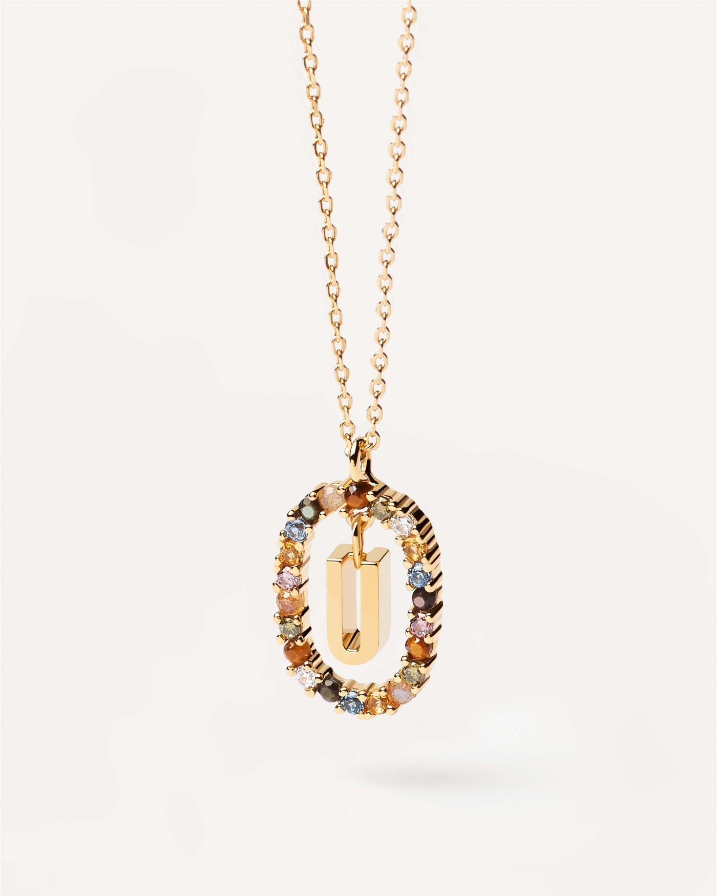 Celeste Initial Spark Necklace