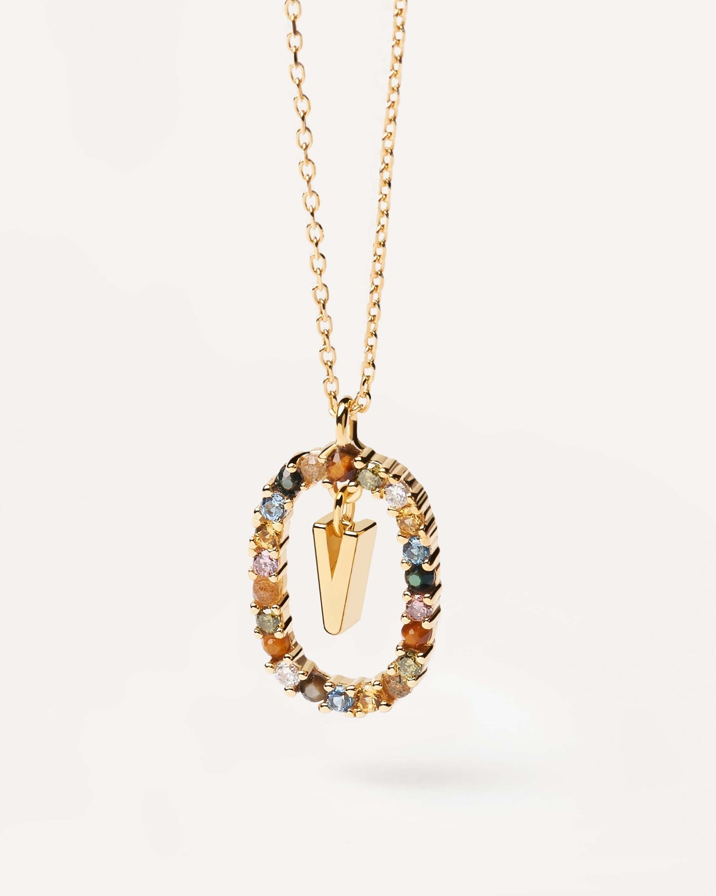 Celeste Initial Spark Necklace