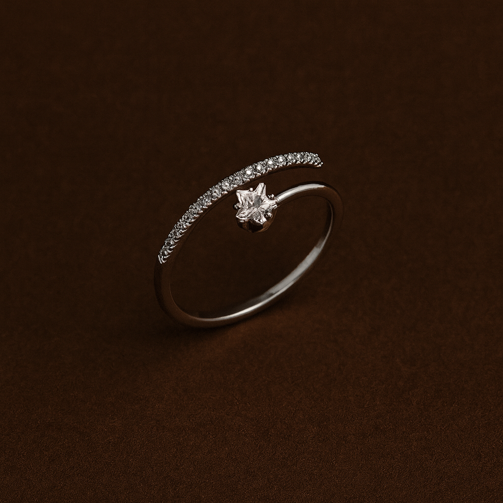 Naya Delicate Dual-Band Ring
