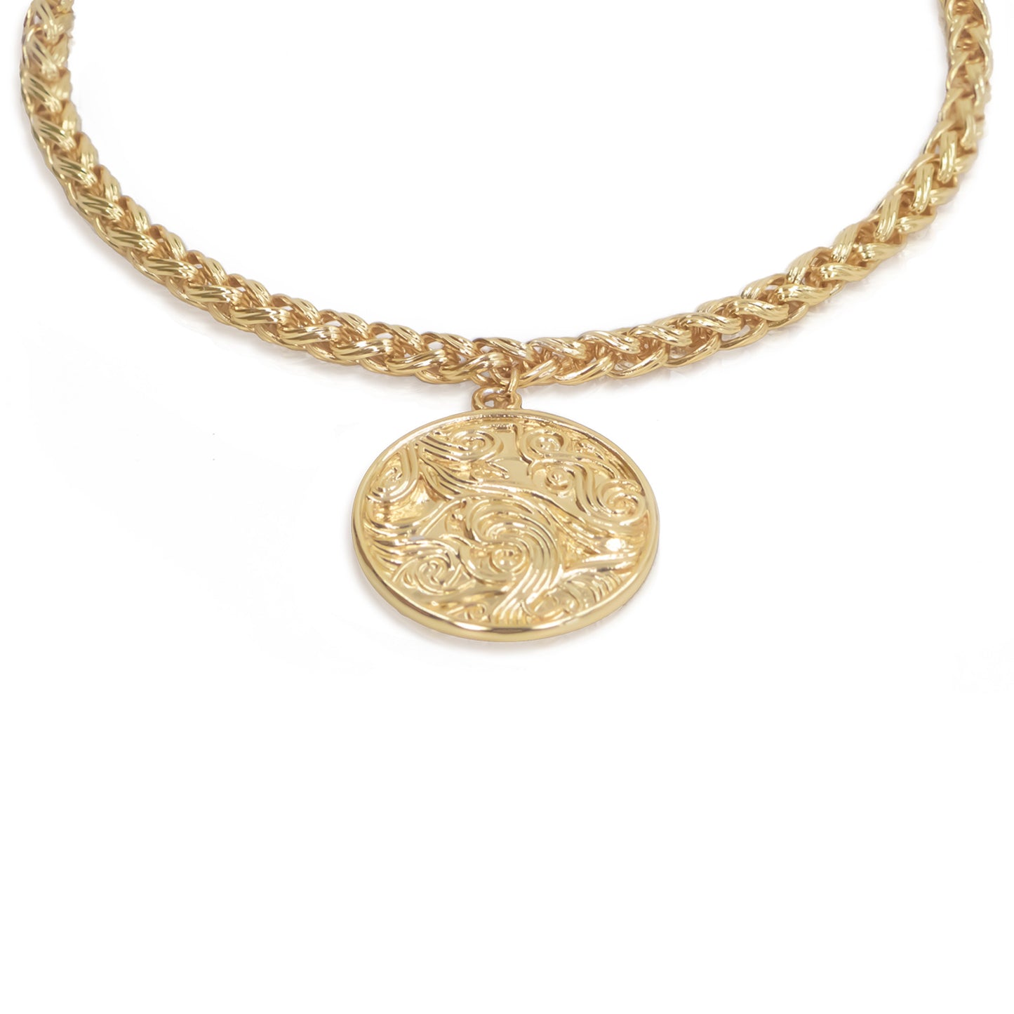 Sea Wave Golden Chain Bracelet