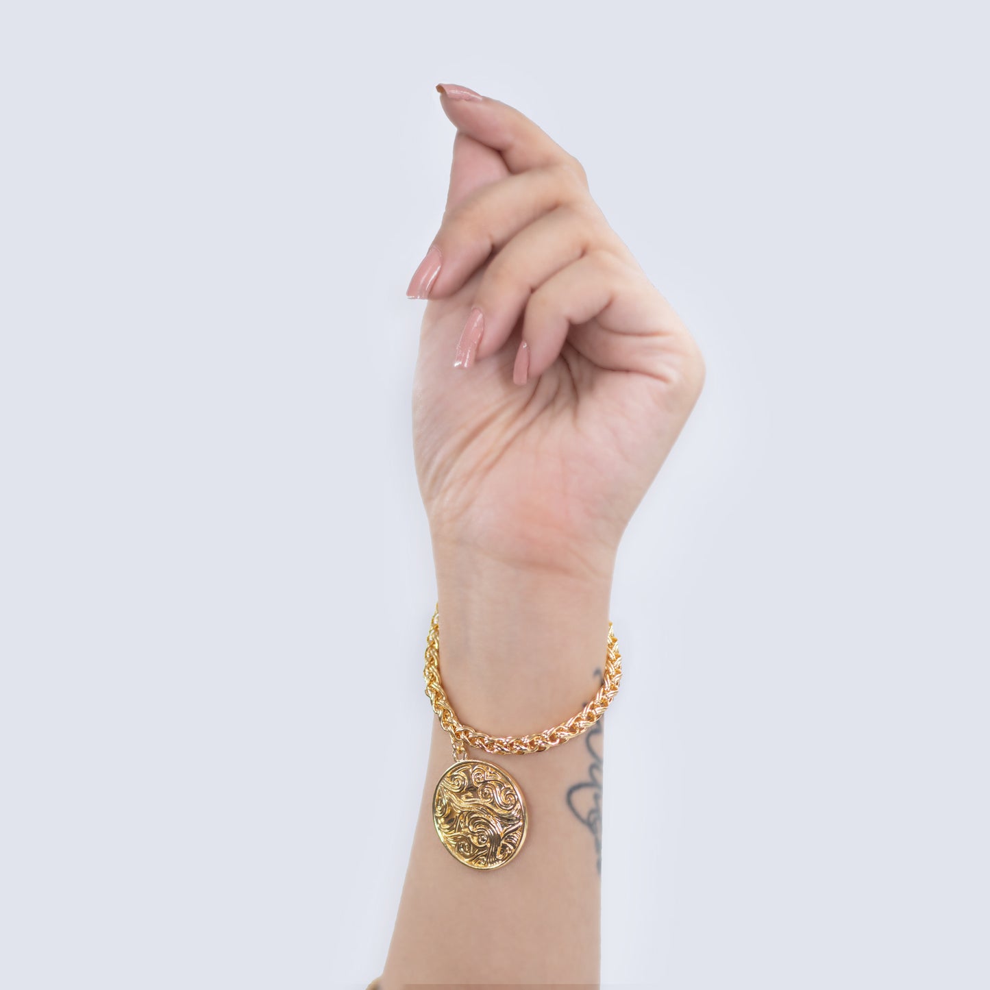 Sea Wave Golden Chain Bracelet