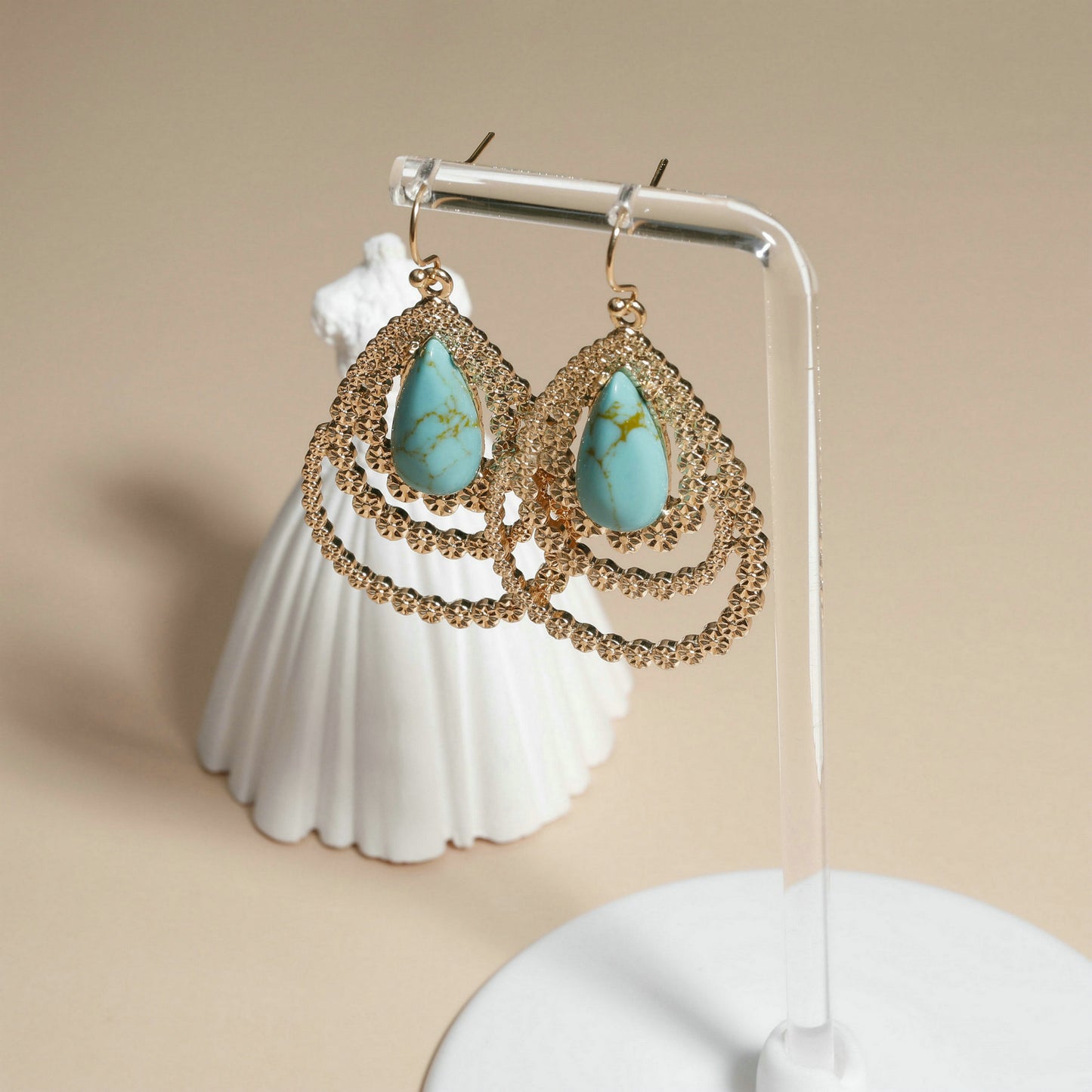 Mermaid's Zircon Teardrops