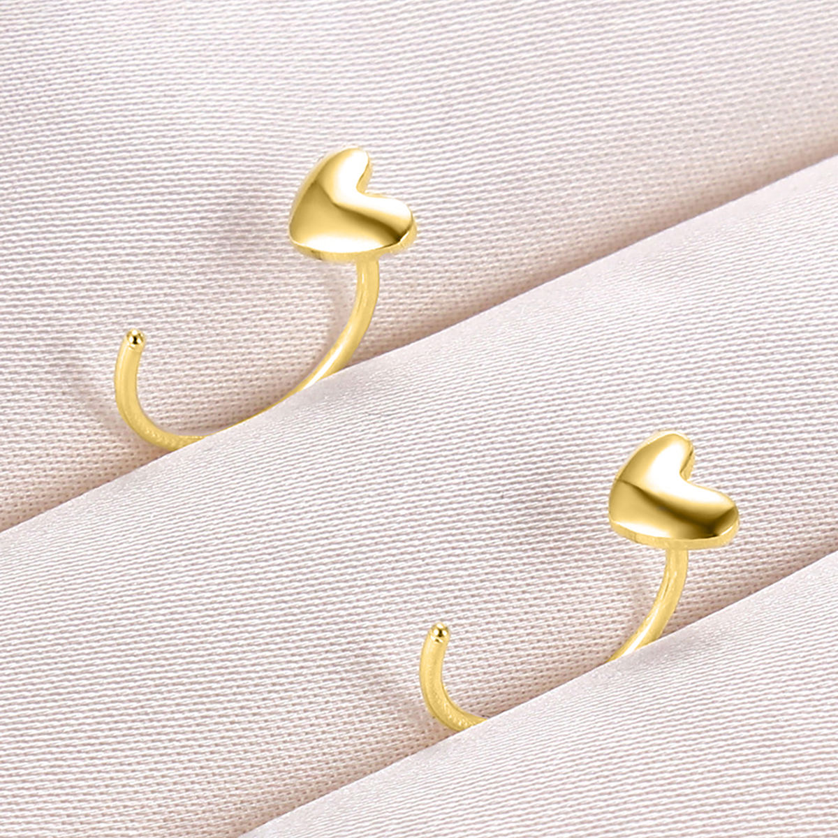 Milly Heart Ear Cuffs