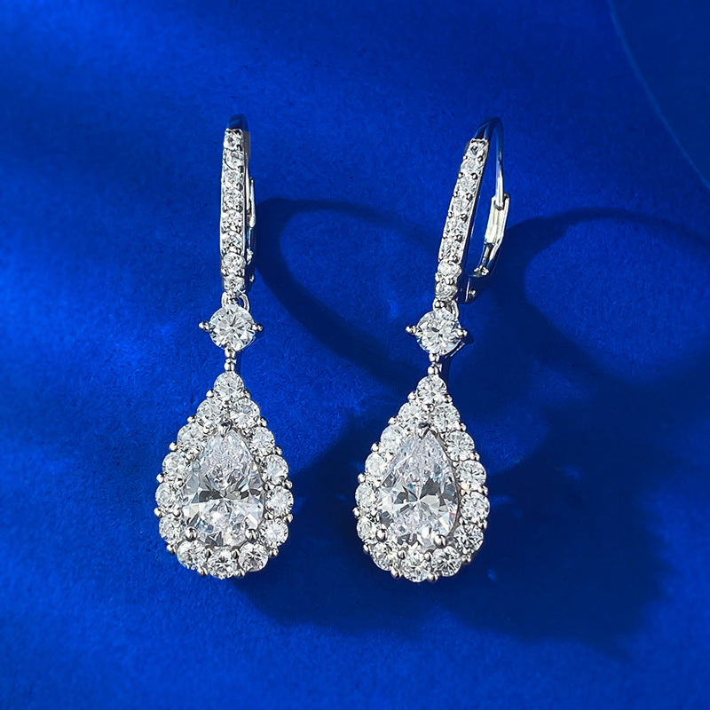 Teardrop Crystal Earrings