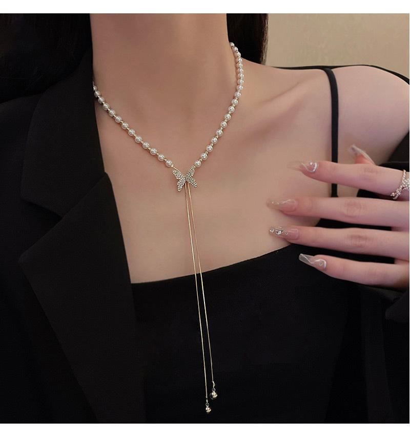 Butterfly Lariat Necklace