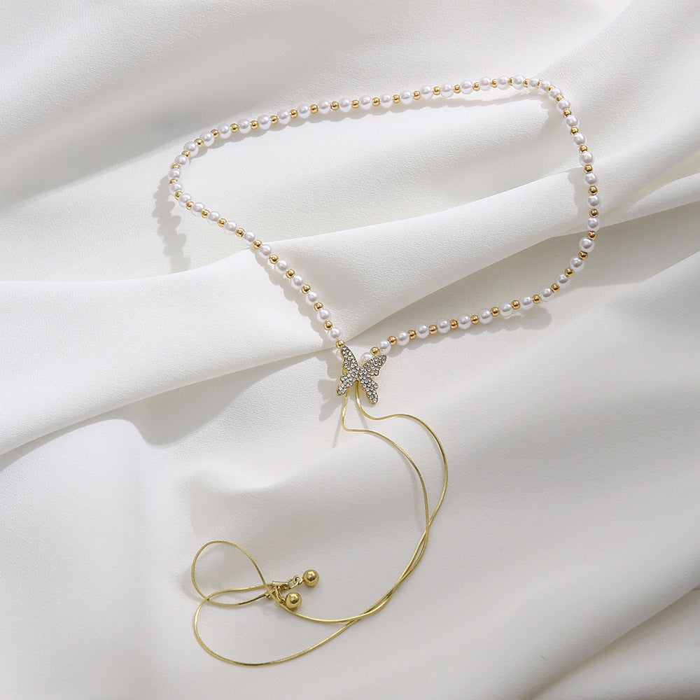 Butterfly Lariat Necklace