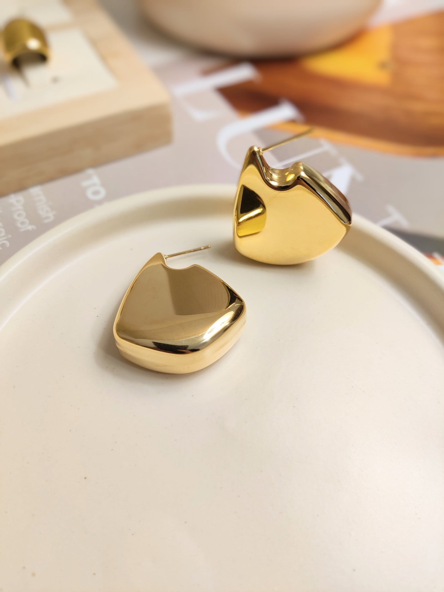 Anna Gilded Earrings