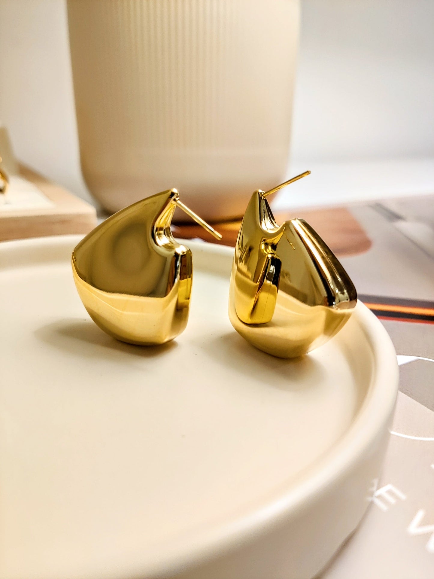 Anna Gilded Earrings