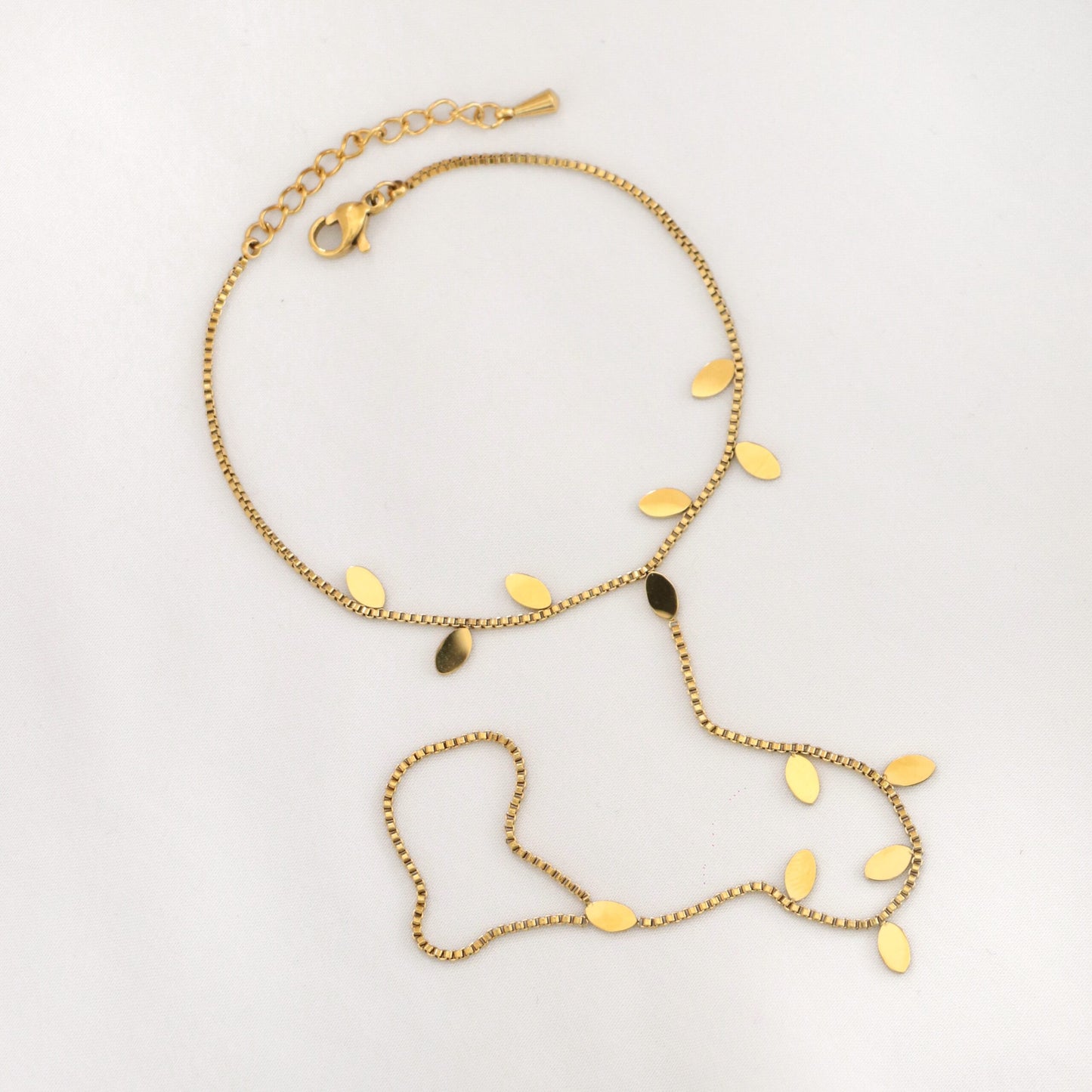Gabriela Gold Plated Necklace and Bracelet set for Women