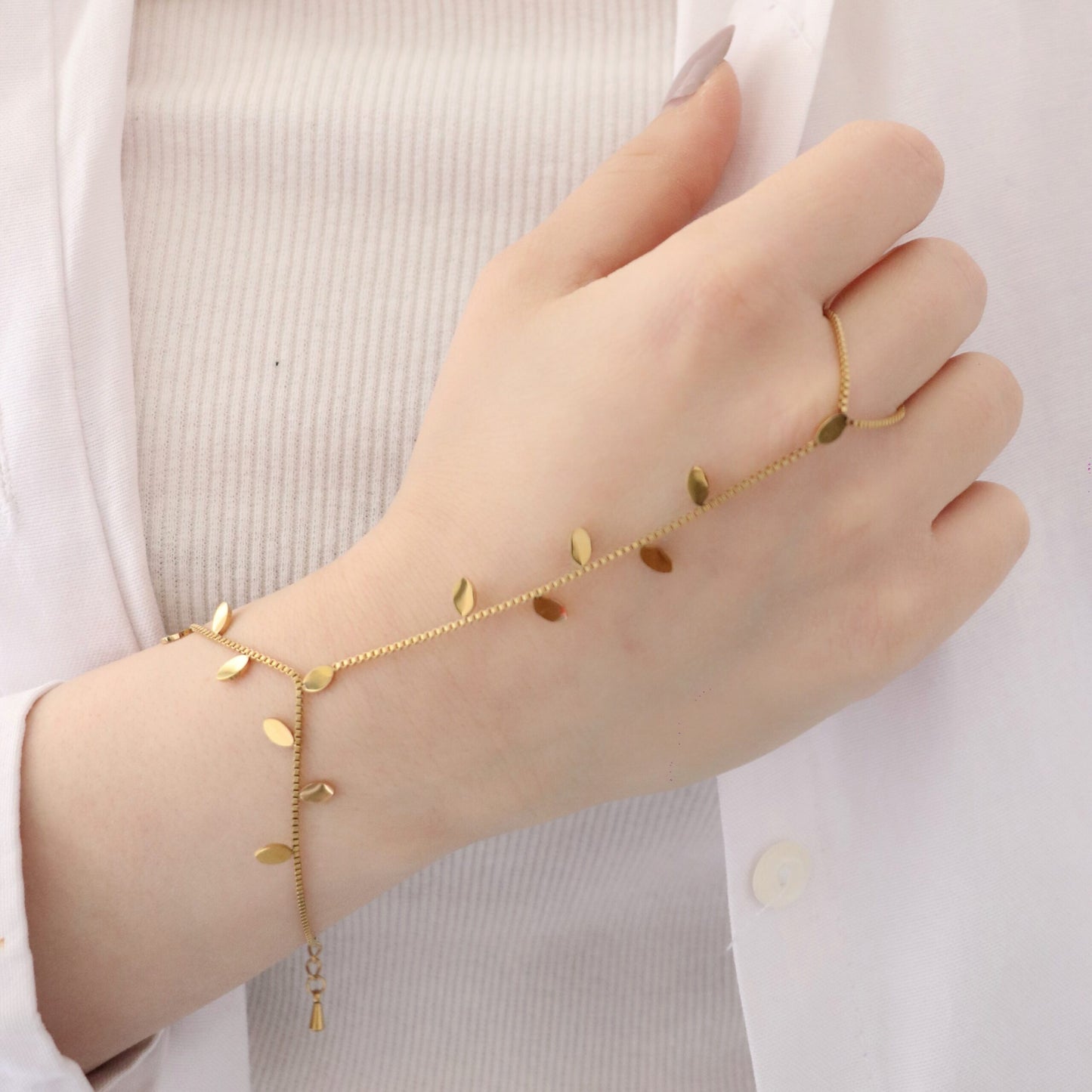 Gabriela Gold Plated Necklace and Bracelet set for Women