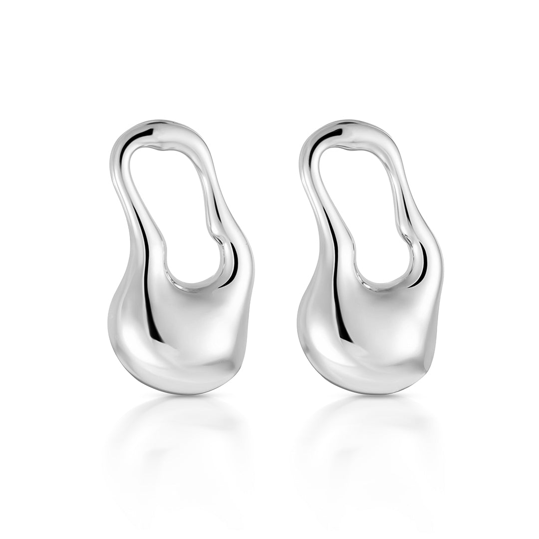 Iris Sculptural Drops Earrings For Women