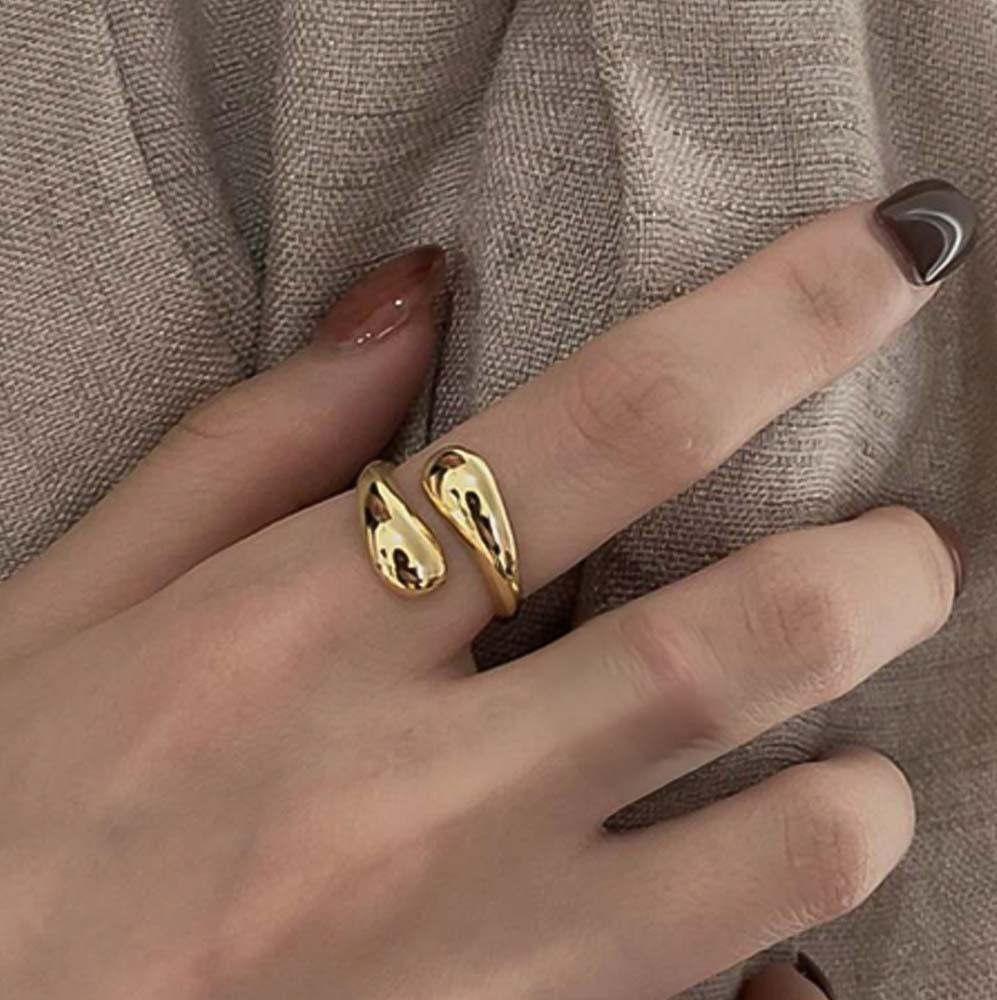 Molten Wrap Statement Ring