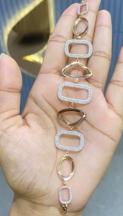 Geometric Elegance Bracelet for Women