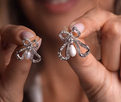 Celestine Bow Earrings