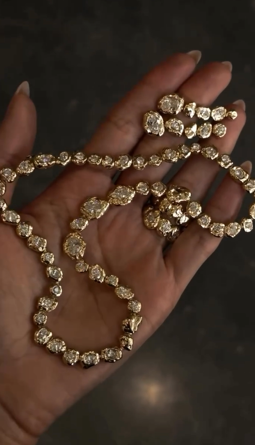 Opulence Crown Tennis Necklace