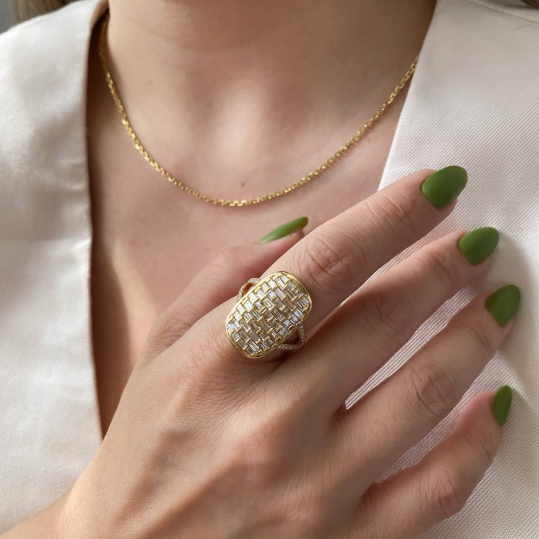 Giselle Mosaic Dome Ring