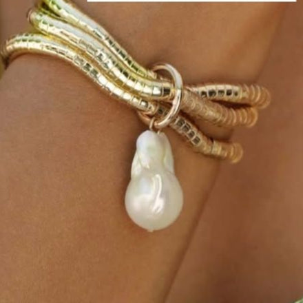 Lyra Baroque Pearl Multi-Wrap Bracelet
