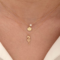 Ocean Charm Necklace for Women