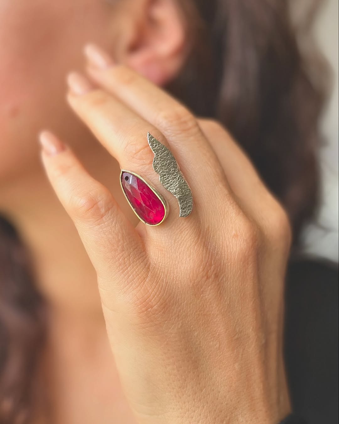 Leona Dual Flame Ring