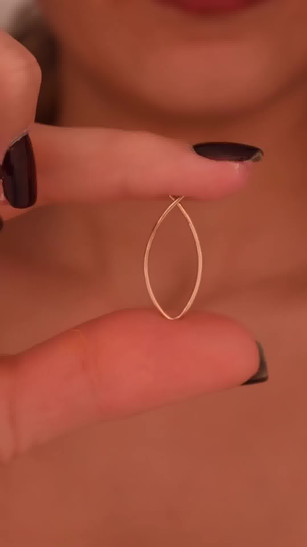 Chic Crossed Hoop Earrings for Women