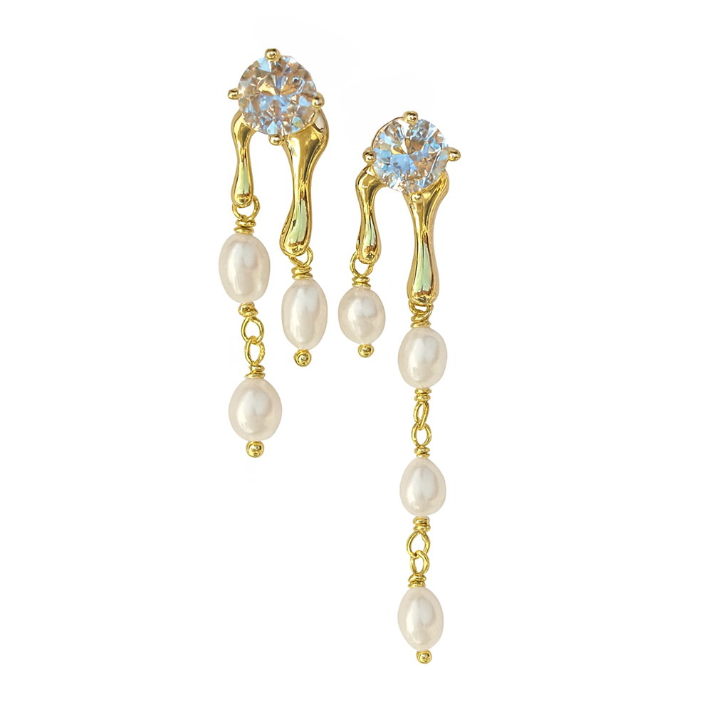 Noor Luxe Pearl Drop Earrings