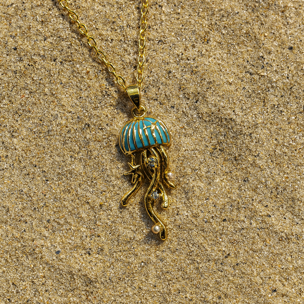 Mina Ocean Bloom Pendant Necklace
