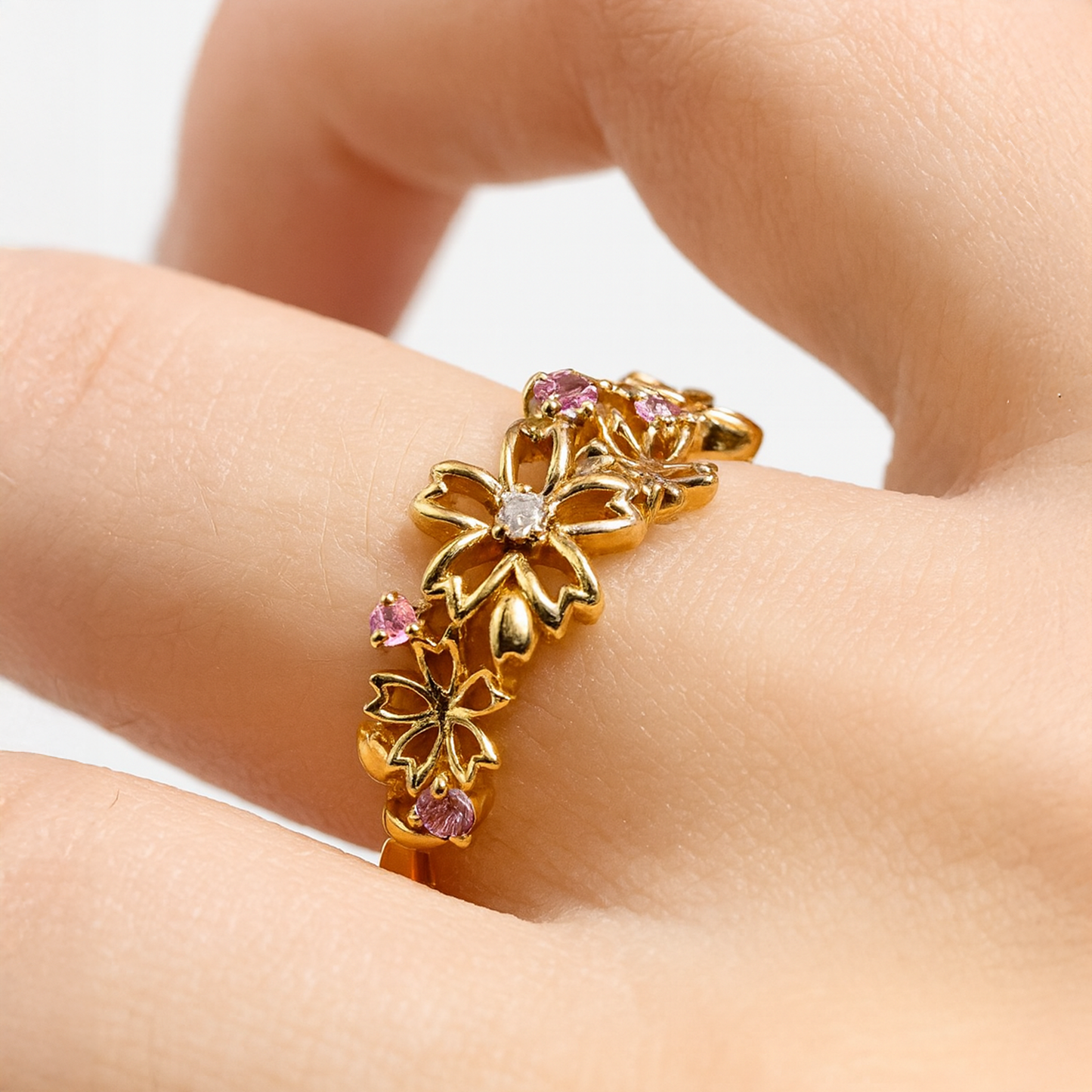 Mira Floral Ring