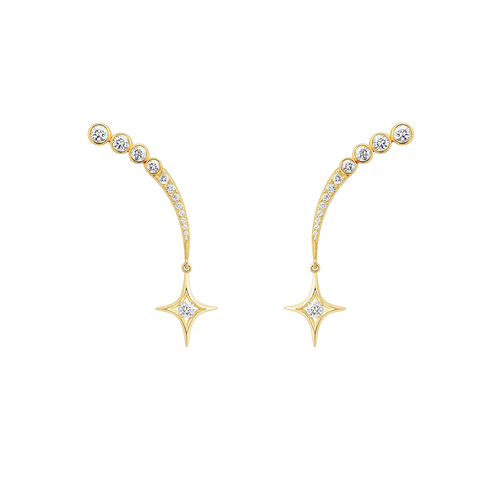 Starlit Curve Earring
