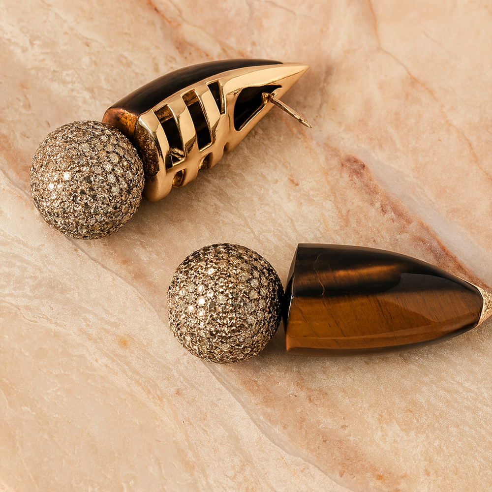 Tiger Drop Earrings