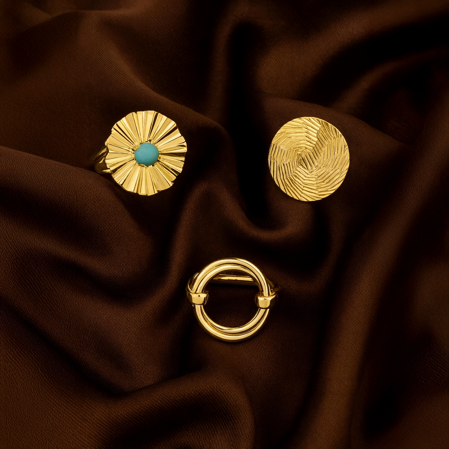 Soraya Statement Ring Set