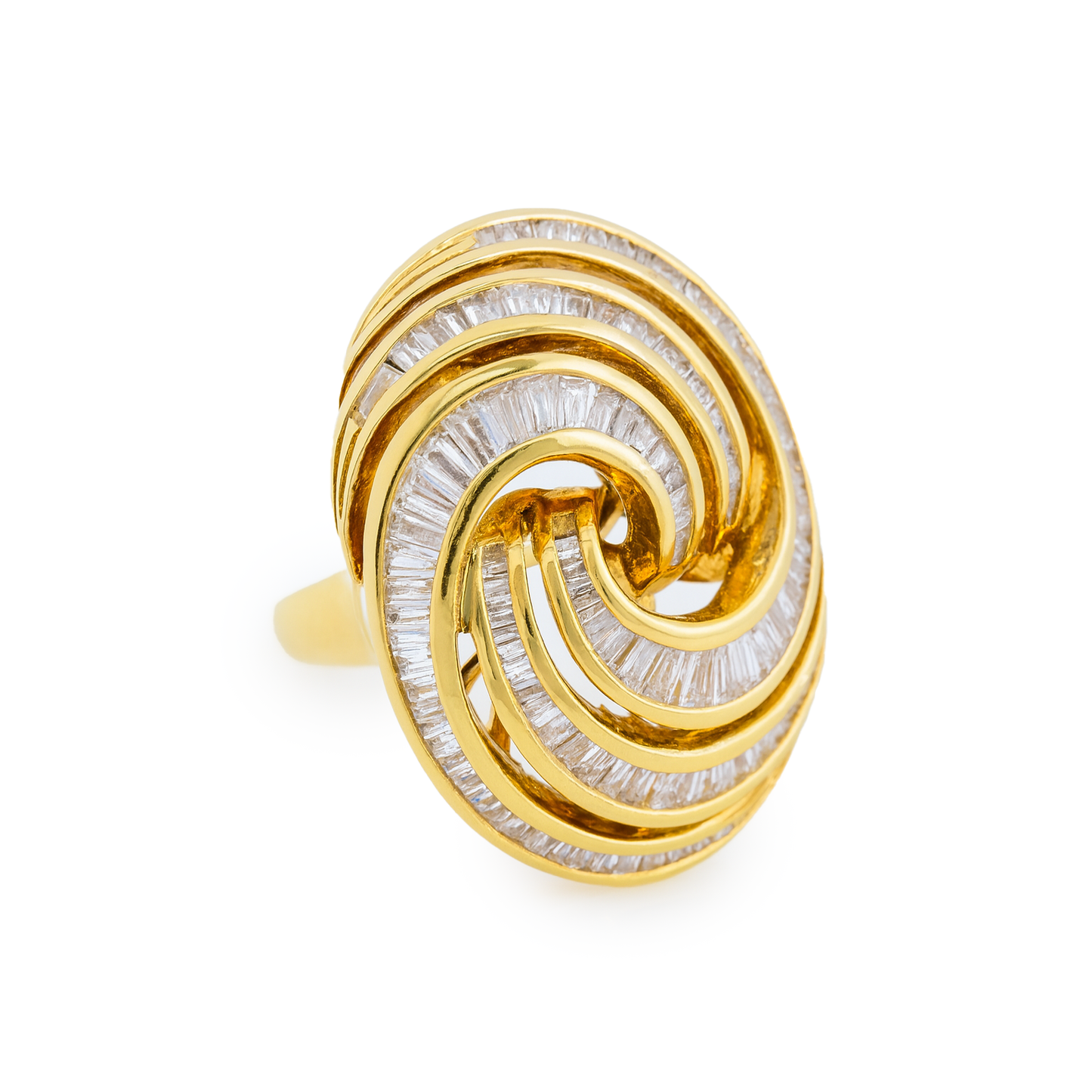 Isolde Spiral Luxe Statement Ring