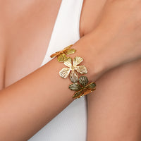 Olivia's Floral Gold Cuff (Copy)