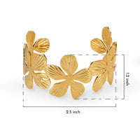 Olivia's Floral Gold Cuff (Copy)