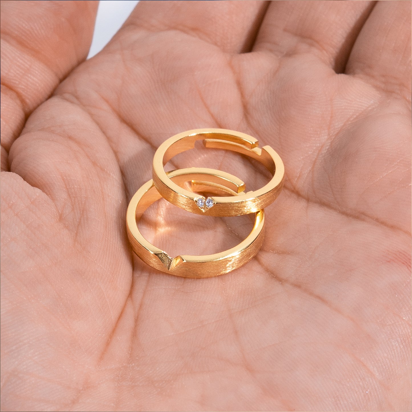 Ivy’s Eternal Love Band Ring for Couple